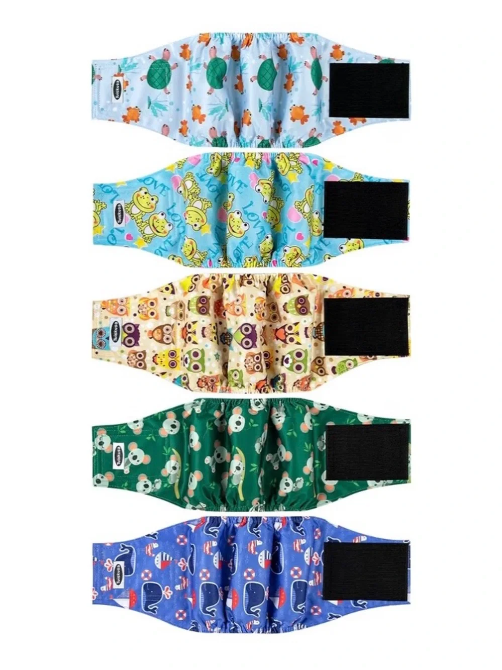 Tuiskusa Reusable Male Dog Diapers High Absorbing - Multi Pack of 5 - Sz Large